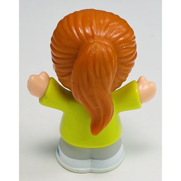 2016 Fisher-Price LITTLE PEOPLE 2.5" Emily Bus Driver Girl Figure Green EUC - Picture 2 of 3